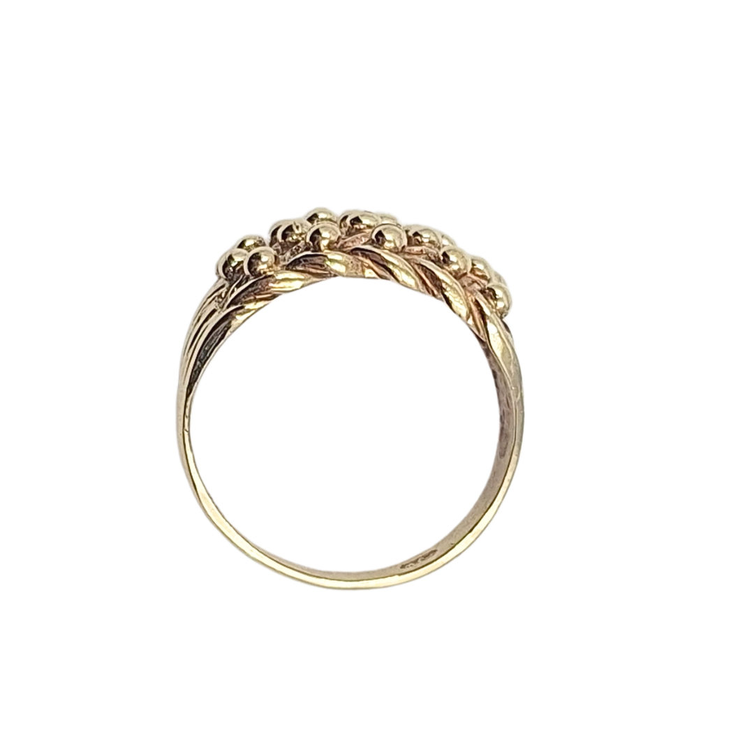 9ct Yellow Gold Keeper Ring