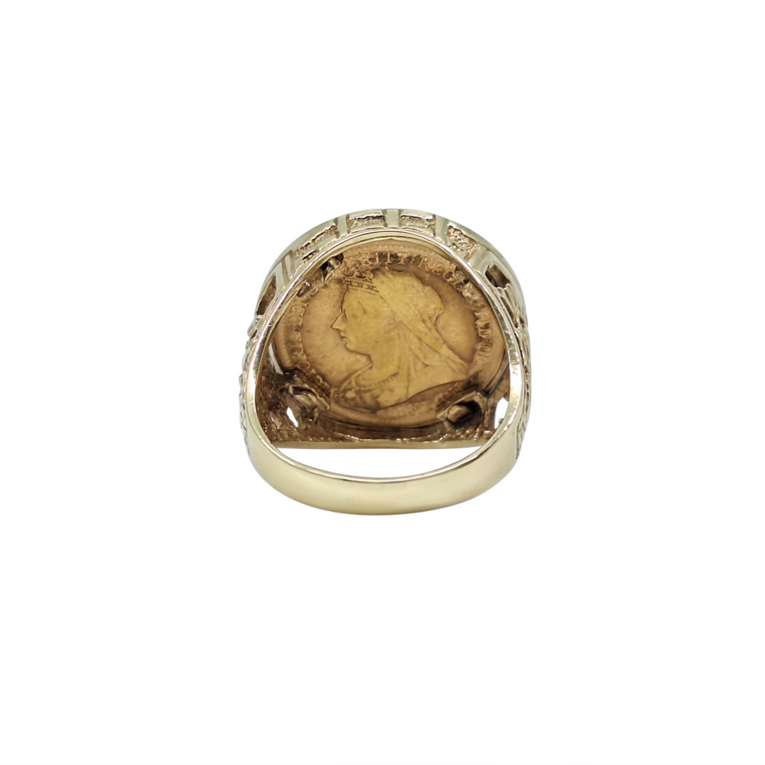 Half Sovereign Ring 1893