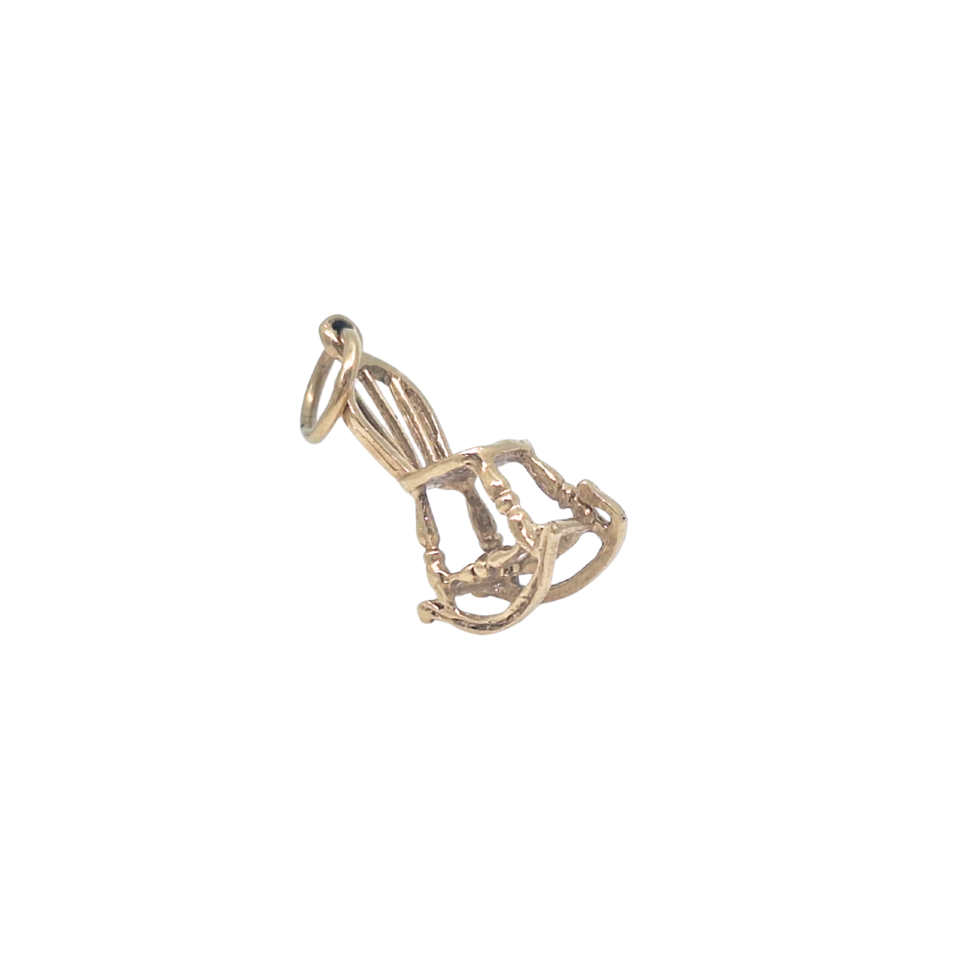 9ct Yellow Gold Rocking Chair Charm