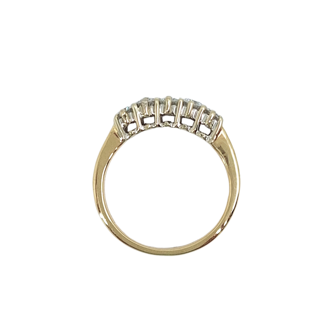 18ct Yellow Gold Five Stone Diamond Ring