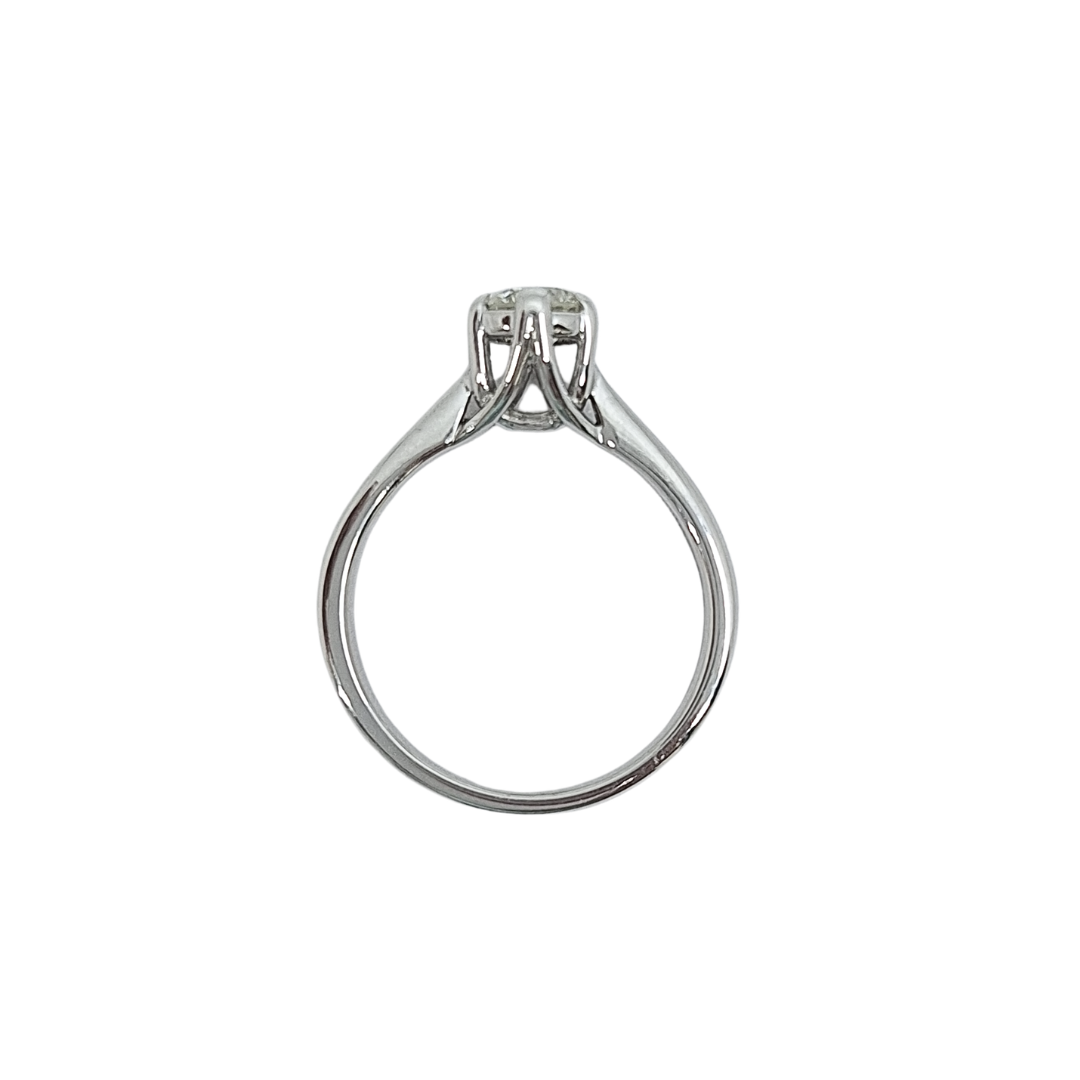 9ct White Gold Diamond Solitaire Ring 0.50ct