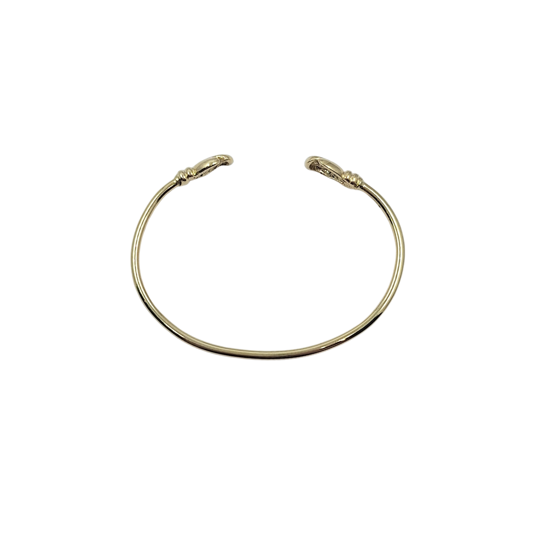 9ct Yellow Gold Boxing Glove Childs Bangle