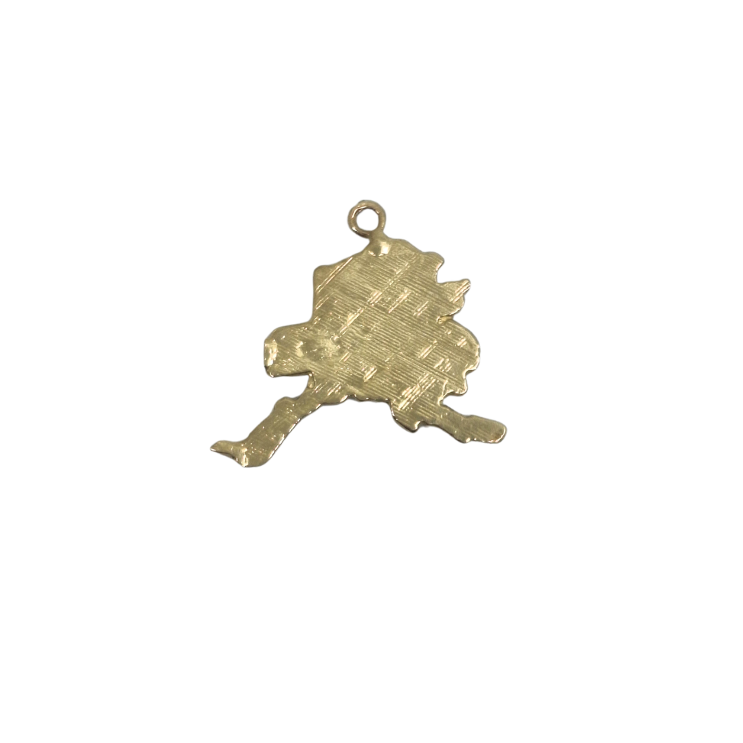 14ct Yellow Gold Alaska Charm