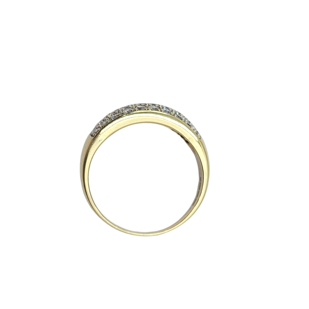 9ct Yellow Gold CZ Ring