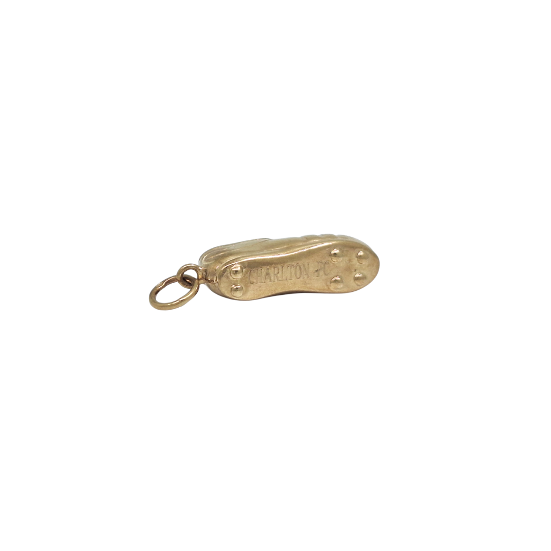 9ct Yellow Gold Charlton FC Football Boot Charm