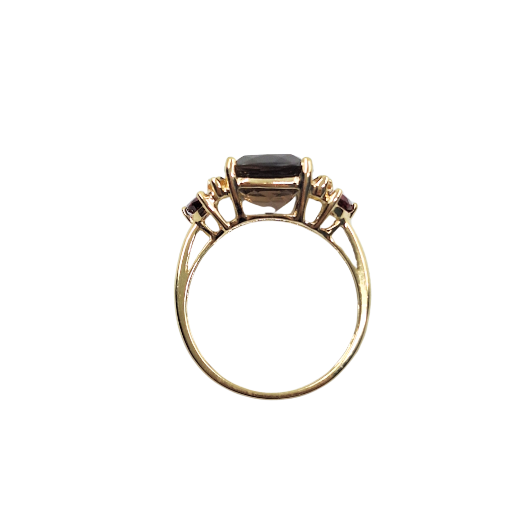 9ct Yellow Gold Multi Stone Ring