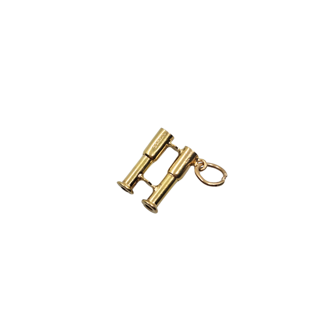 9ct Yellow Gold Binoculars Charm