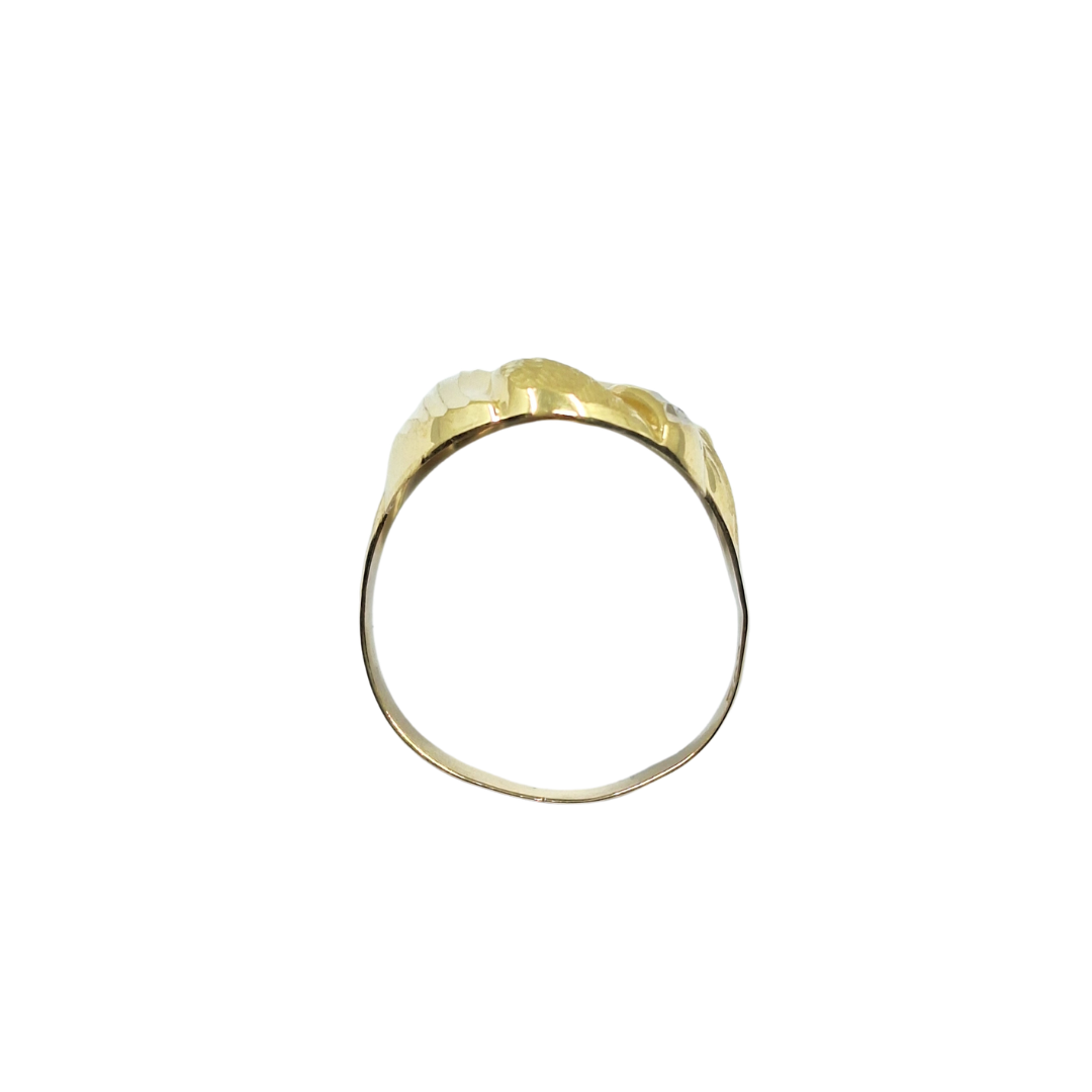 14ct 2 Colour Gold Fancy Ring