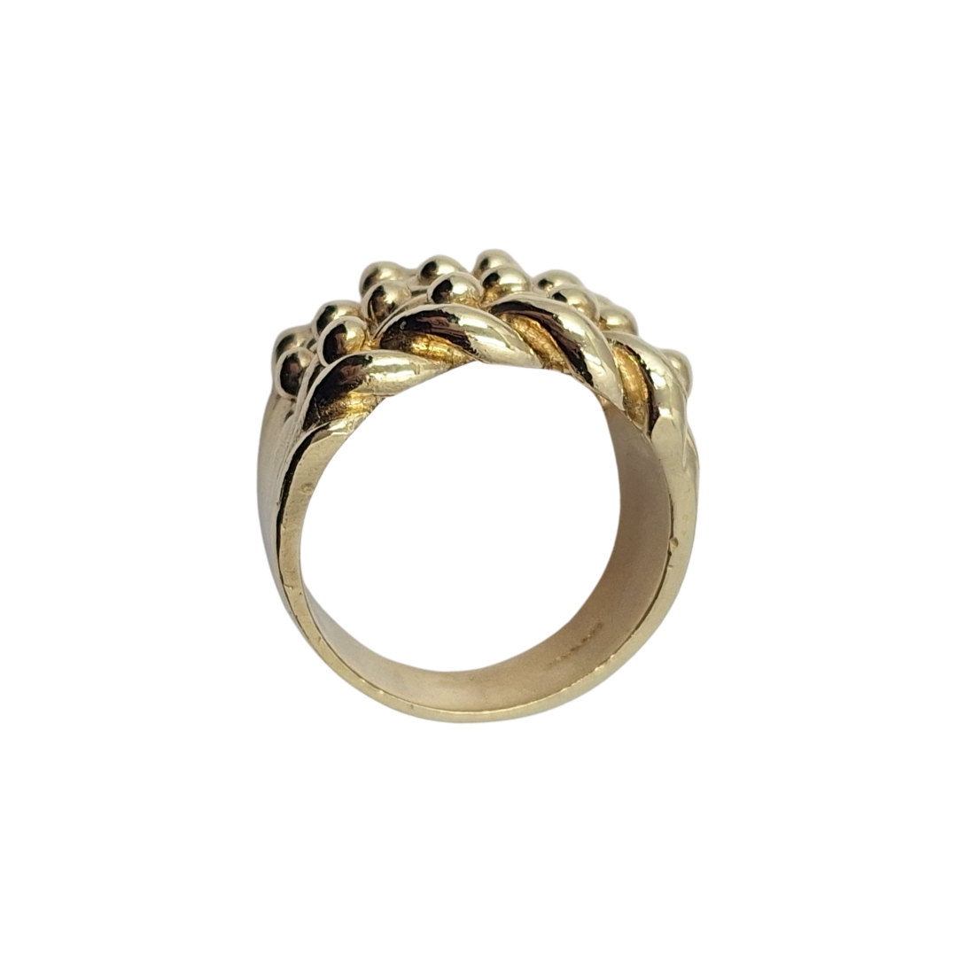 9ct Yellow Gold Keeper Ring