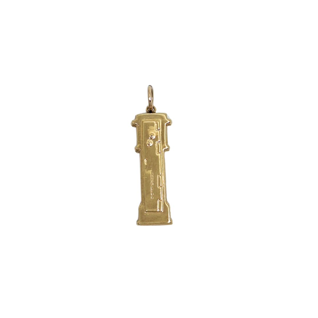 9ct Yellow Gold Clock Charm