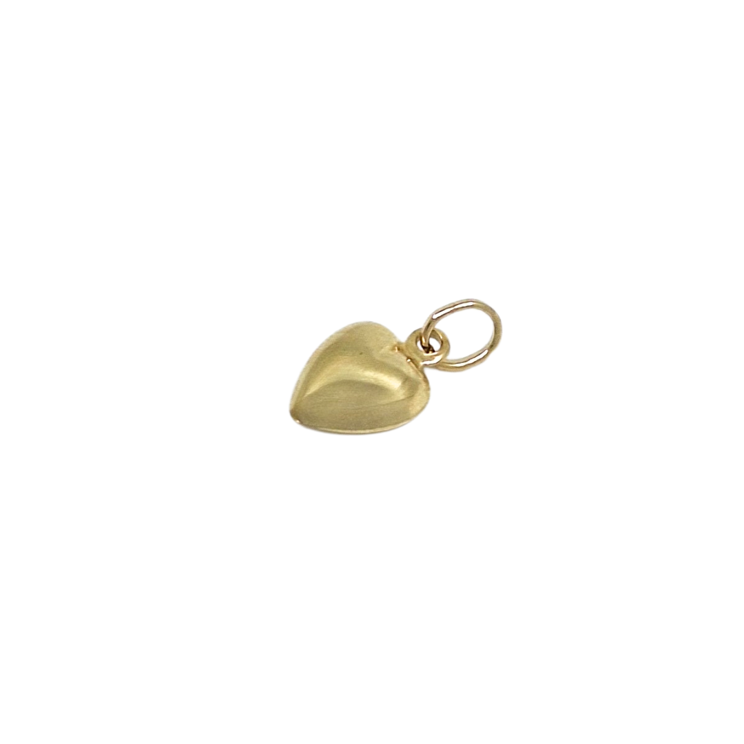 9ct Yellow Gold Hollow Heart Charm