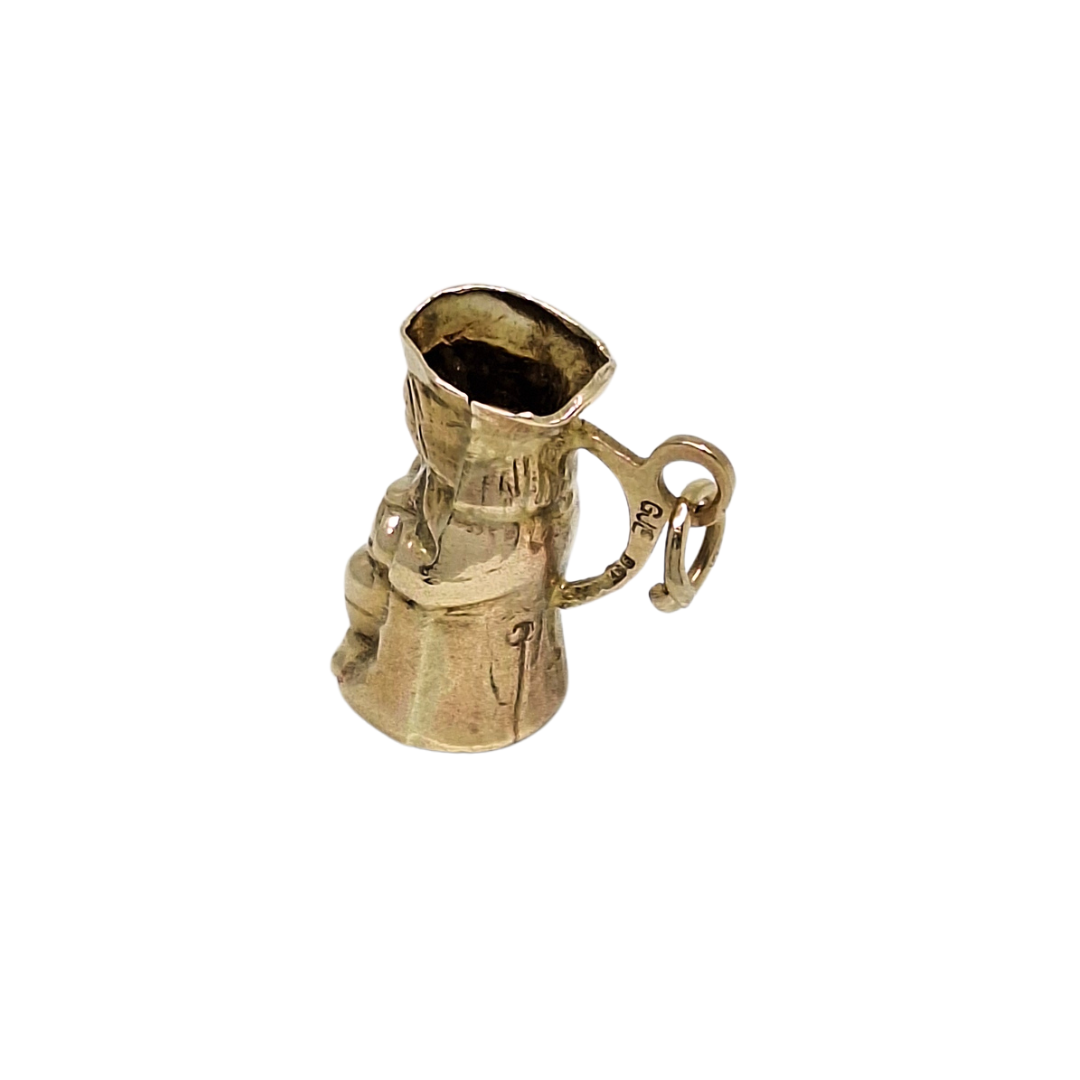 9ct Yellow Gold Toby Jug Charm