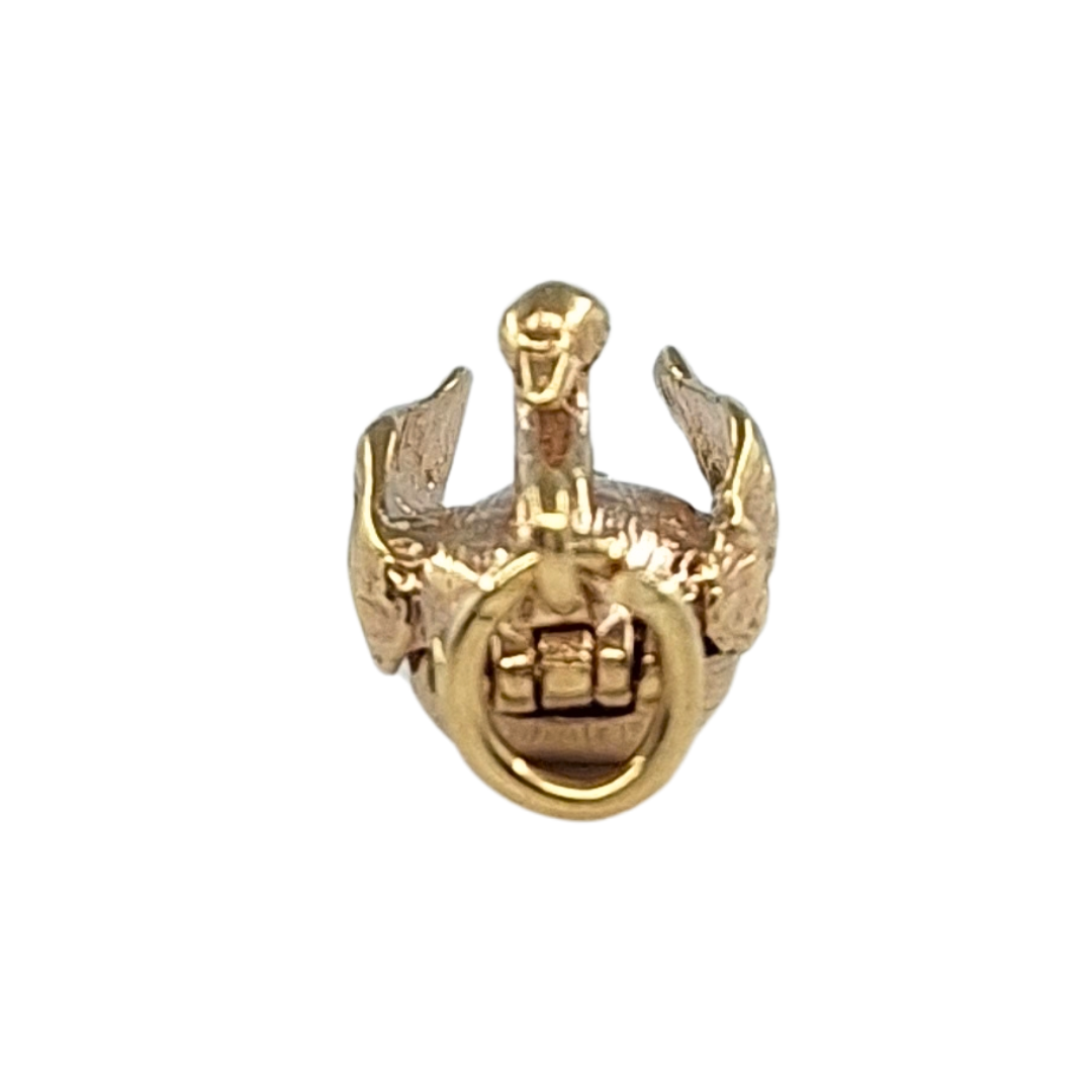 9ct Yellow Gold Swan With Ballerina Charm