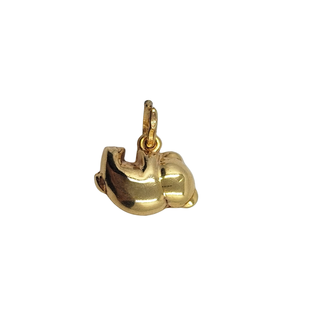 9ct Yellow Gold Hollow Koala Bear Charm