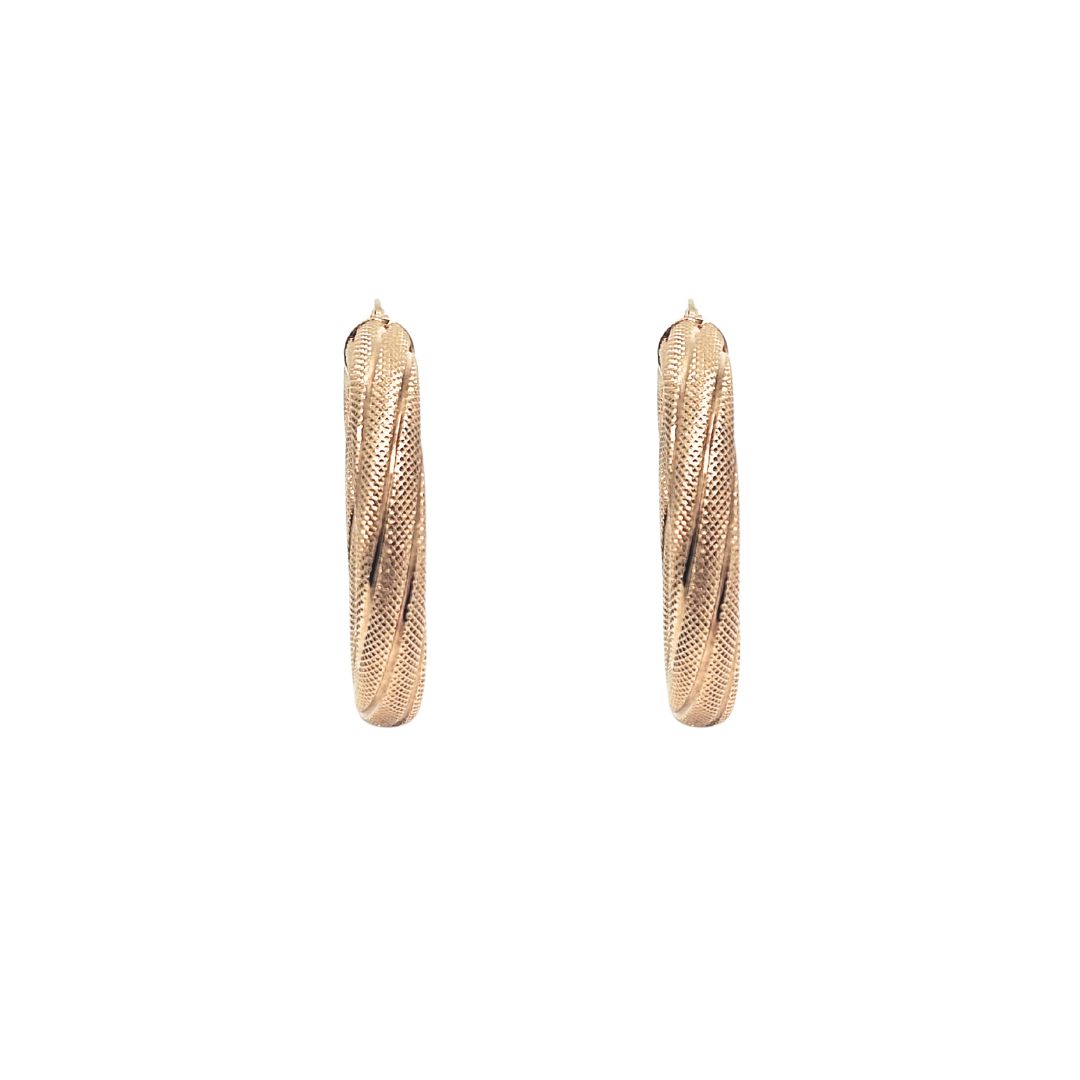 9ct Yellow Gold Hoop earrings