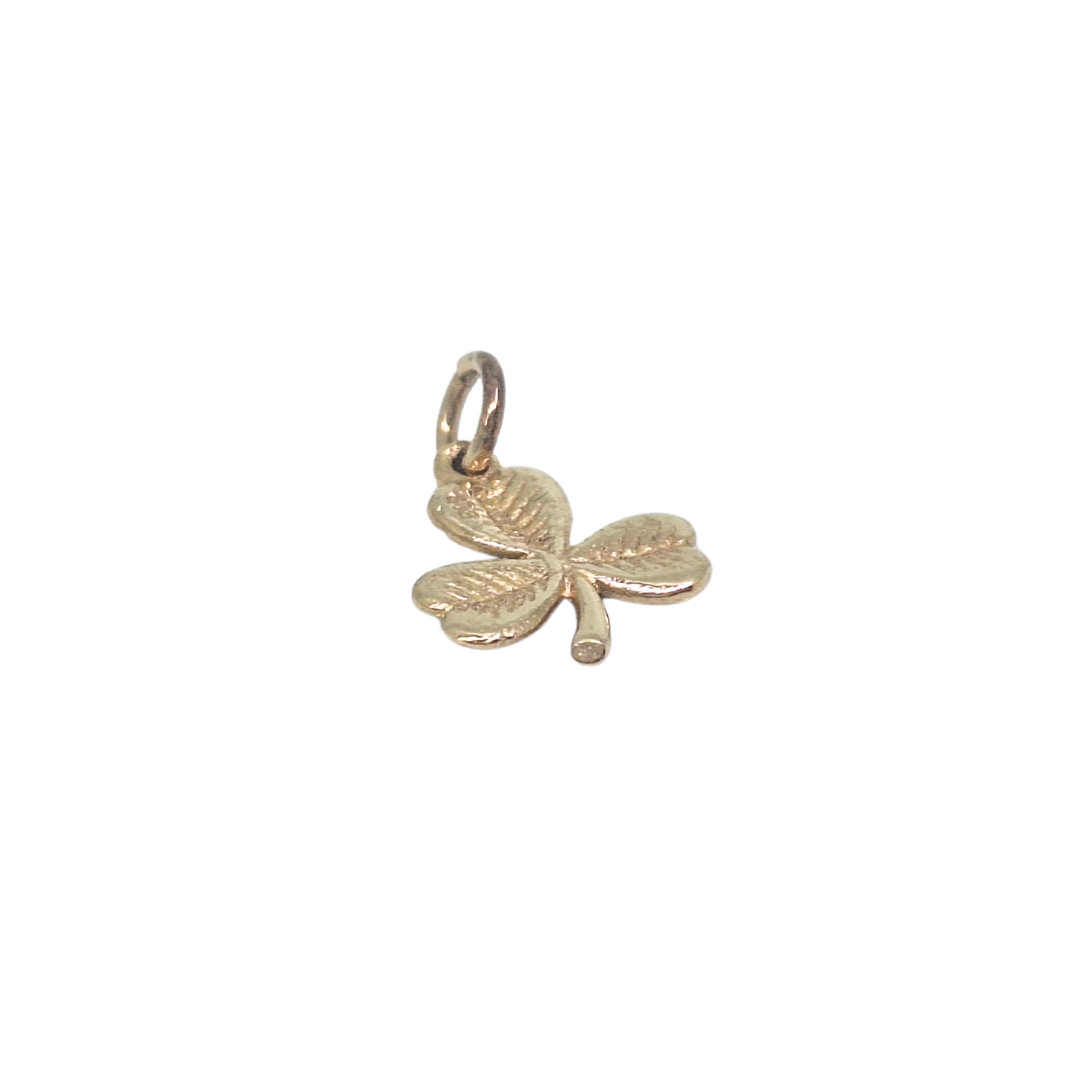 9ct Yellow Gold Clover Charm