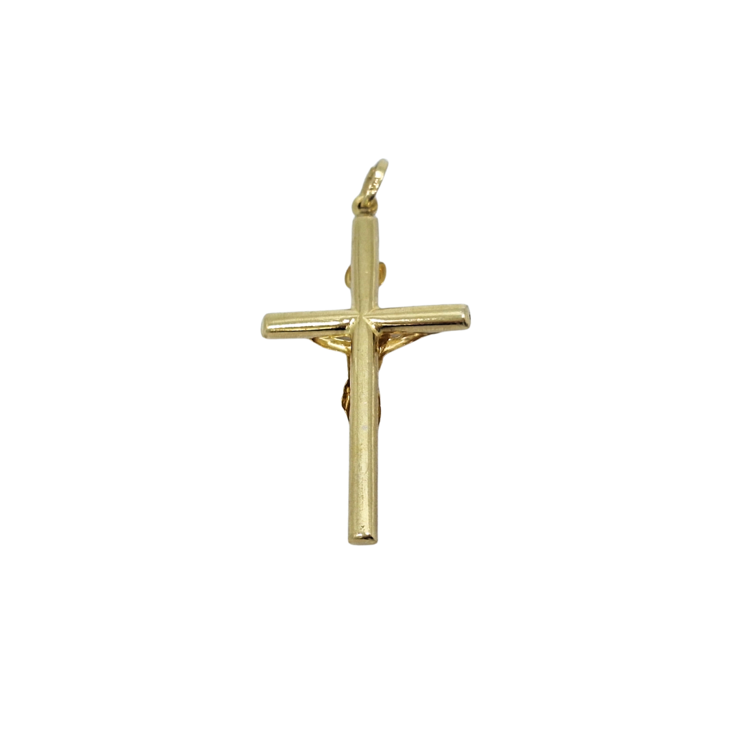 9ct Yellow Gold Crucifix