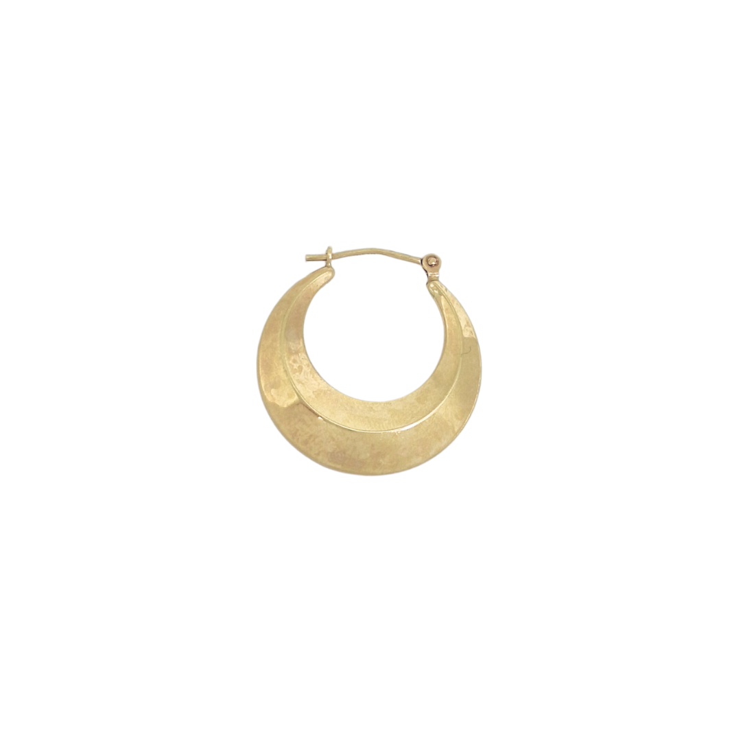 9ct Yellow Gold Creole Earrings