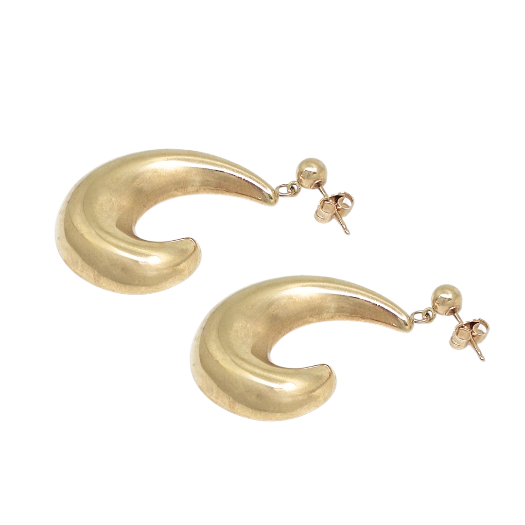 9ct Yellow Gold Drop Earrings
