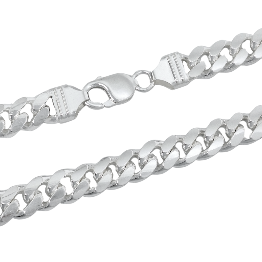 Sterling Silver Solid Curb Chain 20"