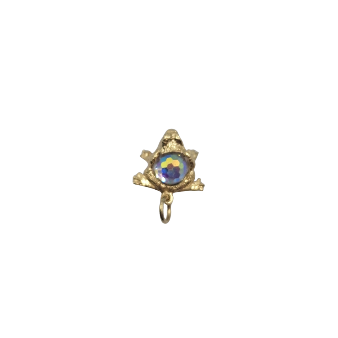 9ct Yellow Gold Frog Charm
