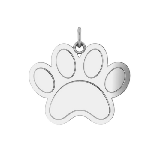 Ever-Paw Silver Pendant (Large)