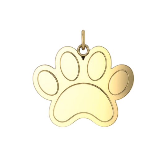 Ever-Paw 9ct Gold Pendant (Large)