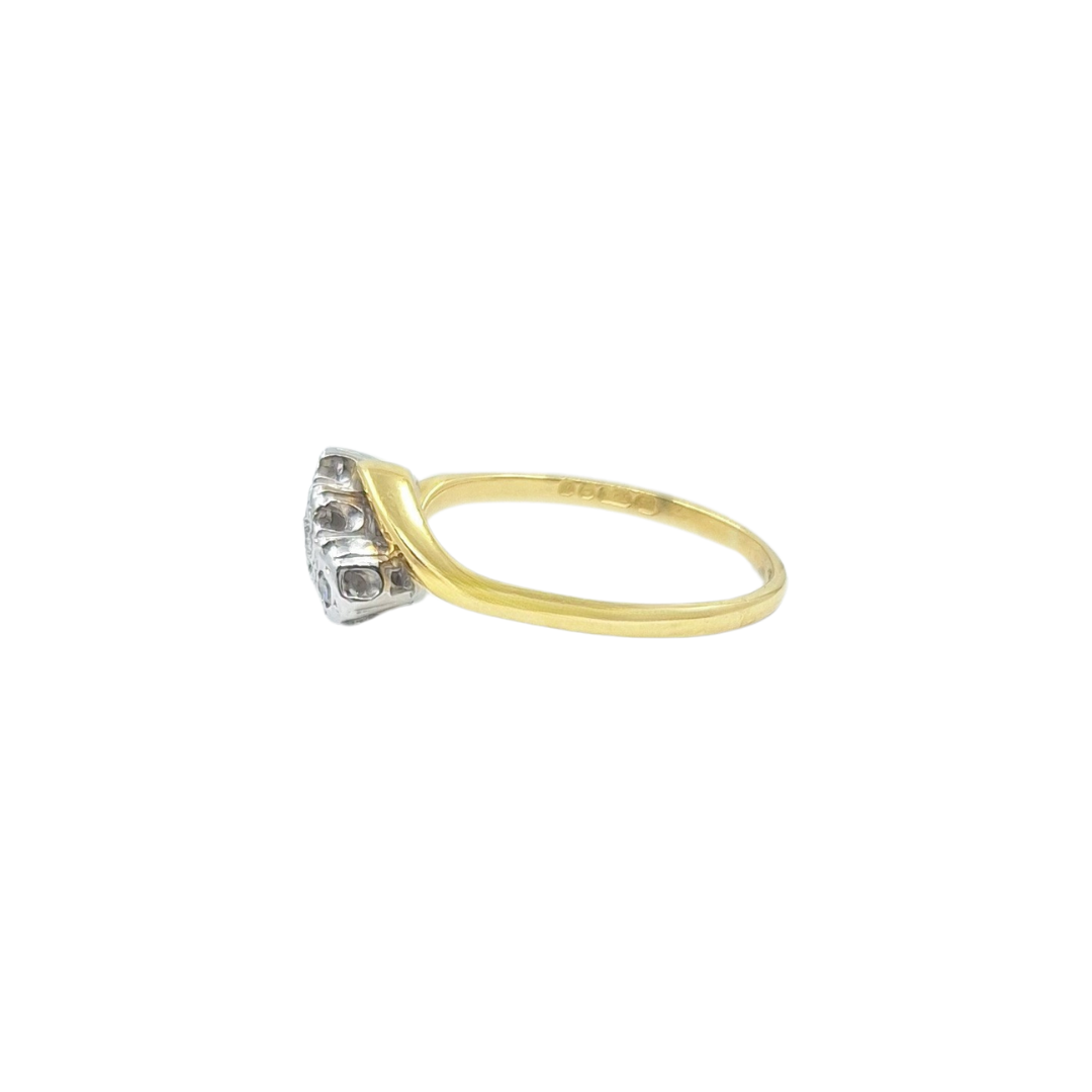 18ct Gold Three Stone Diamond Ring