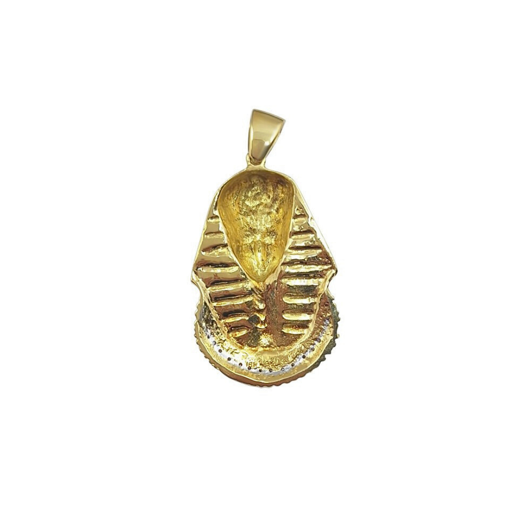 18ct Yellow Gold Egyptian Head Pendant