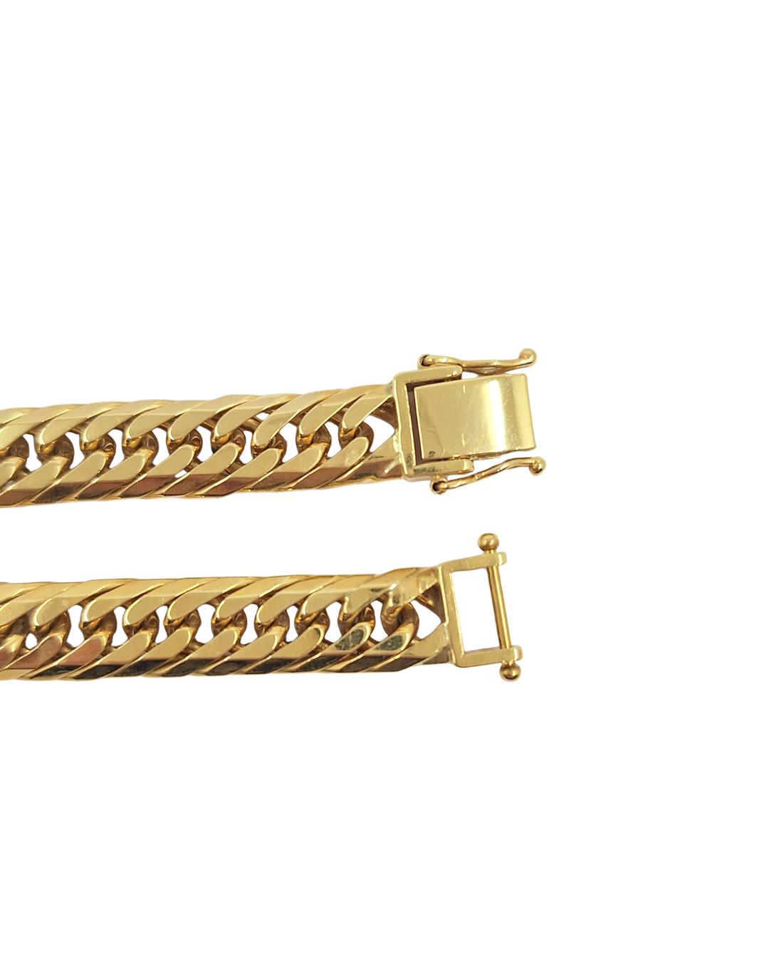 18ct Yellow Gold Curb Bracelet 8"