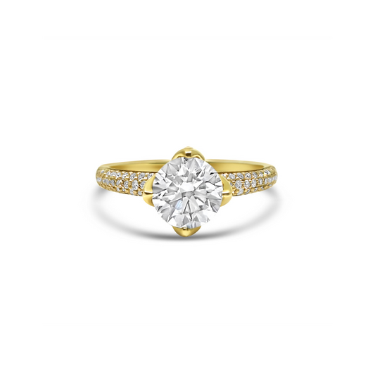 Yellow Gold & Ethical Diamond Ring 1.00ct