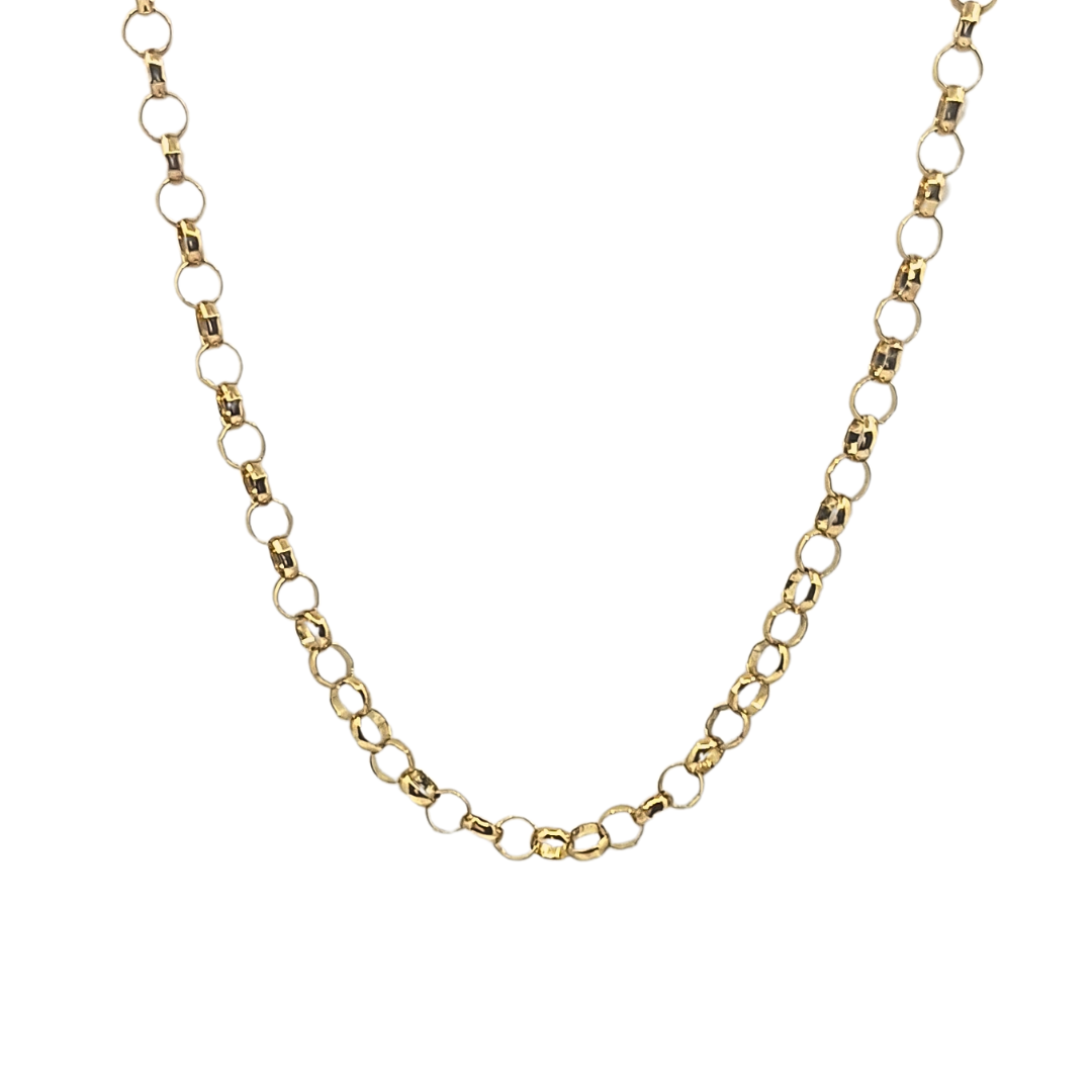 9ct Yellow Gold Belcher Chain 20"