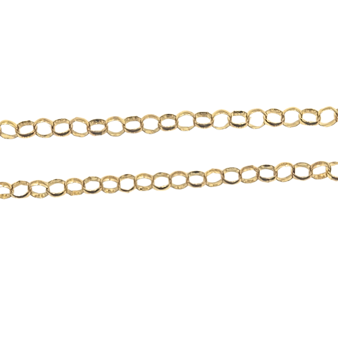 9ct Yellow Gold Belcher Chain 20"