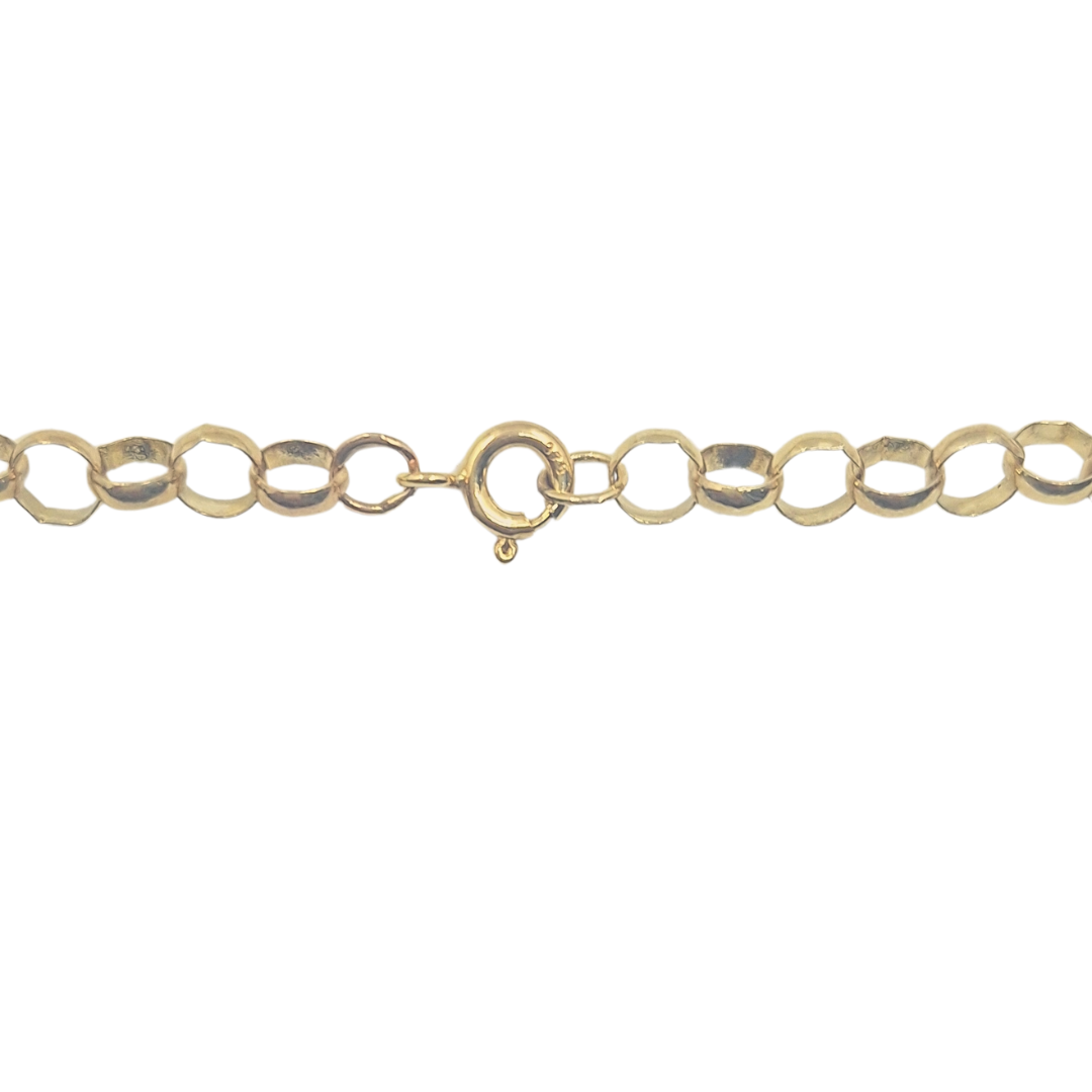 9ct Yellow Gold Belcher Chain 20"