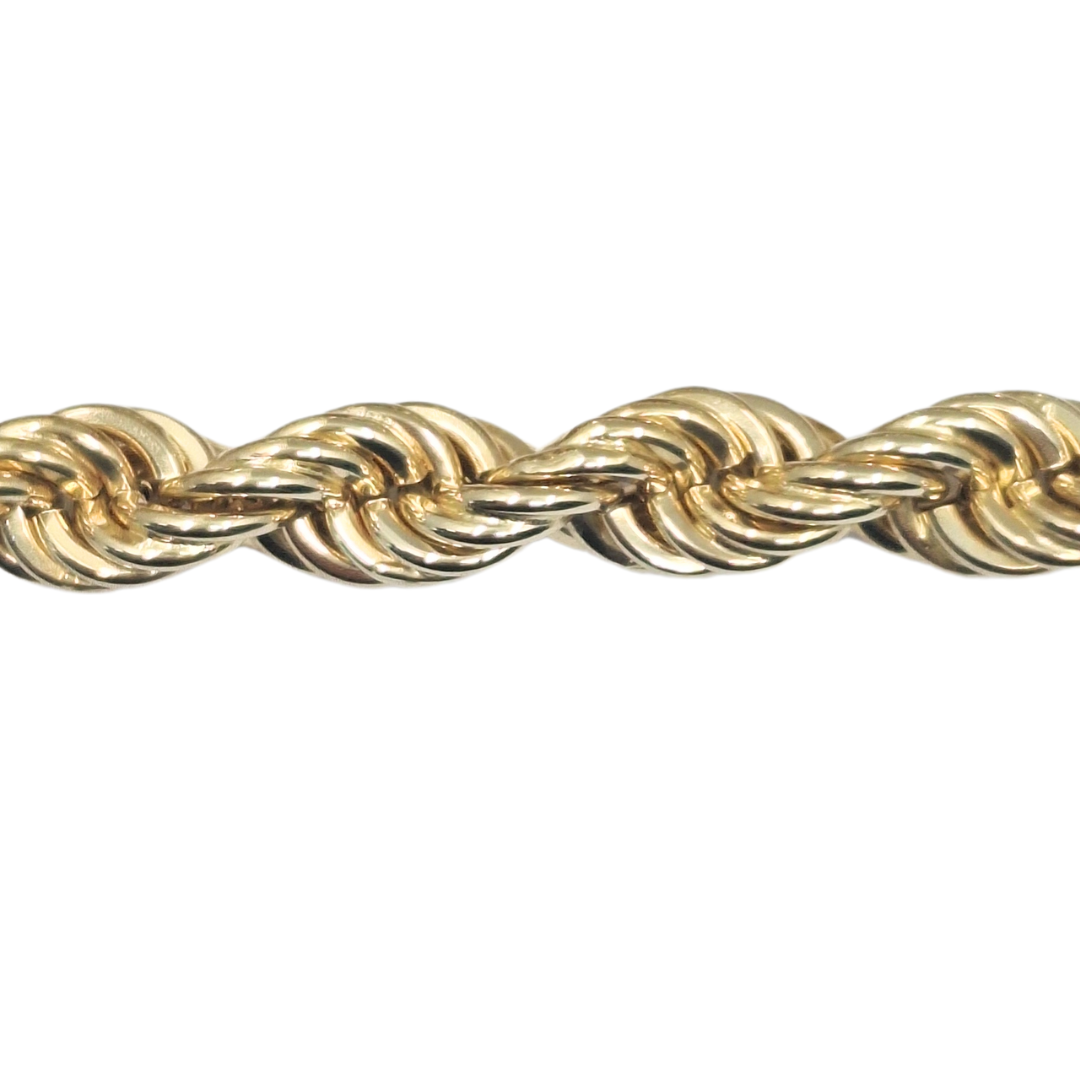 9ct Yellow Gold Rope Chain 29.5"