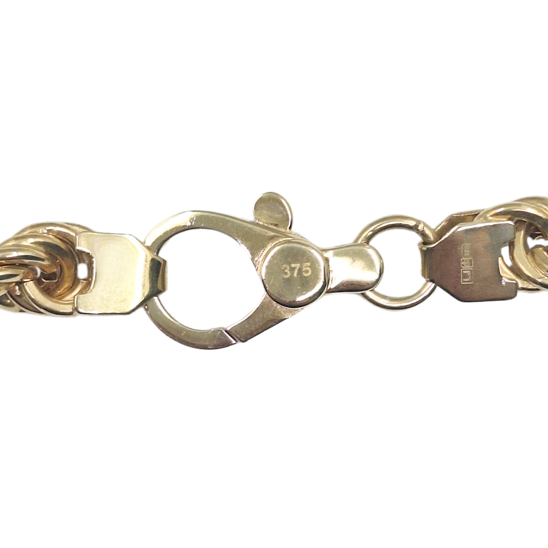 9ct Yellow Gold Rope Chain 29.5"