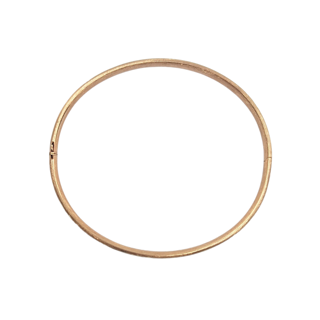 9ct Yellow Gold Patterned Slave Bangle
