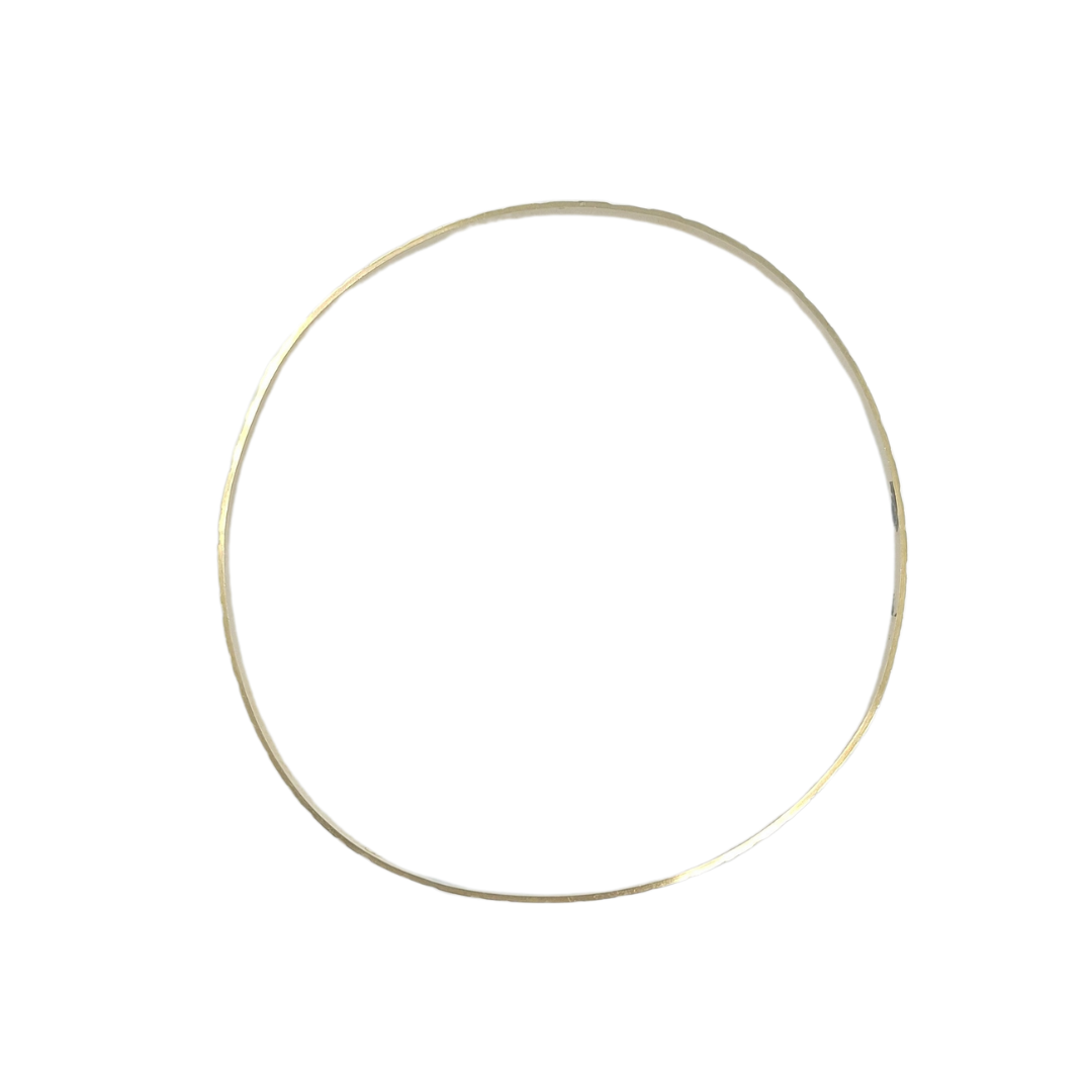 9ct Yellow Gold Patterned Slave Bangle