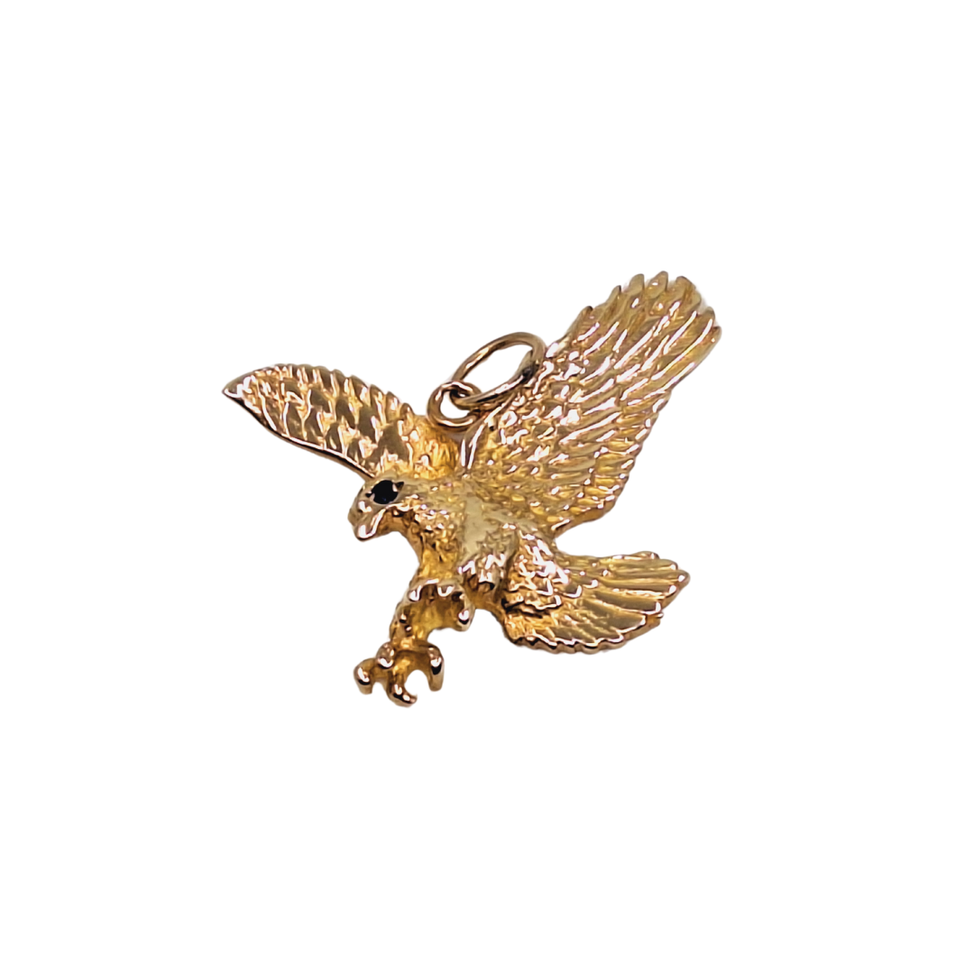 9ct Yellow Gold Eagle Pendant