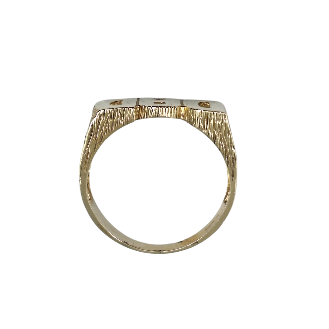 9ct Yellow Gold Dad Ring