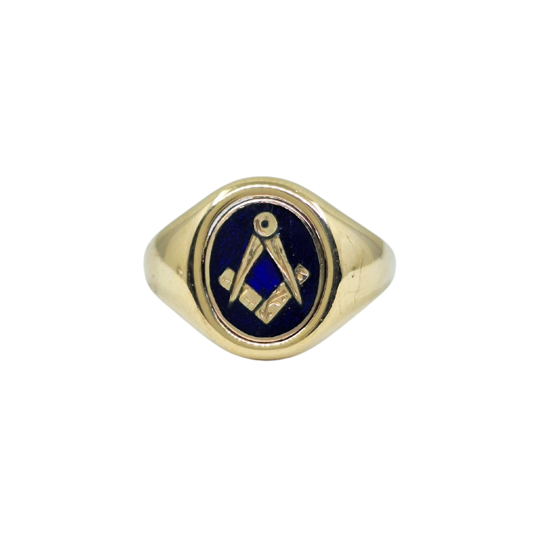 9ct gold masonic ring discount