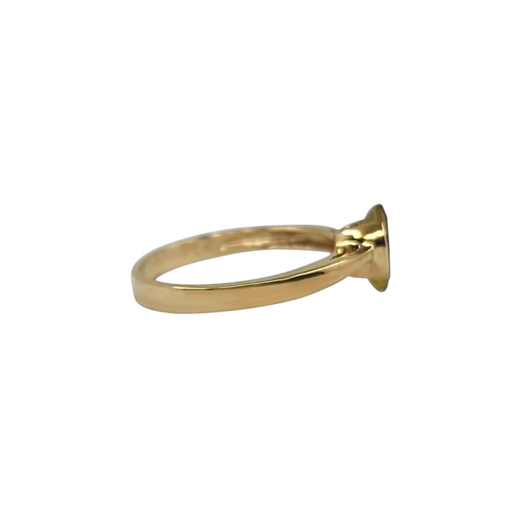 9ct Yellow Gold Marquise Citrine Solitaire Ring
