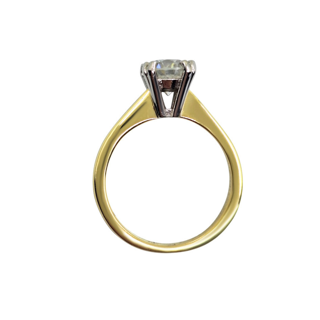 18ct Yellow Gold Diamond Solitaire Ring 1.03ct