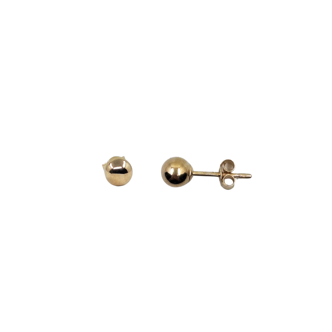 9ct Yellow Gold 4mm Ball Stud Earrings