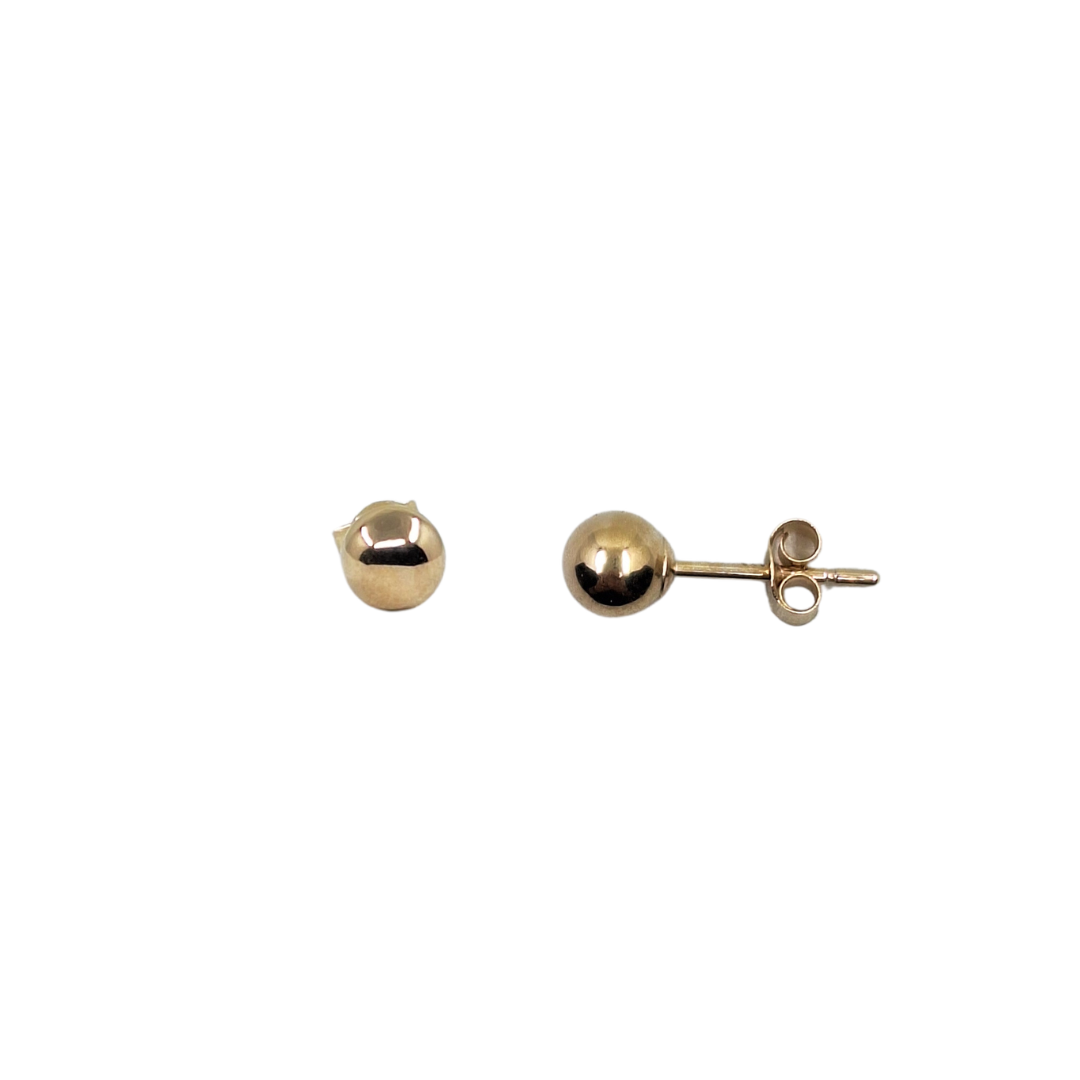 9ct Yellow Gold 5mm Ball Stud Earrings
