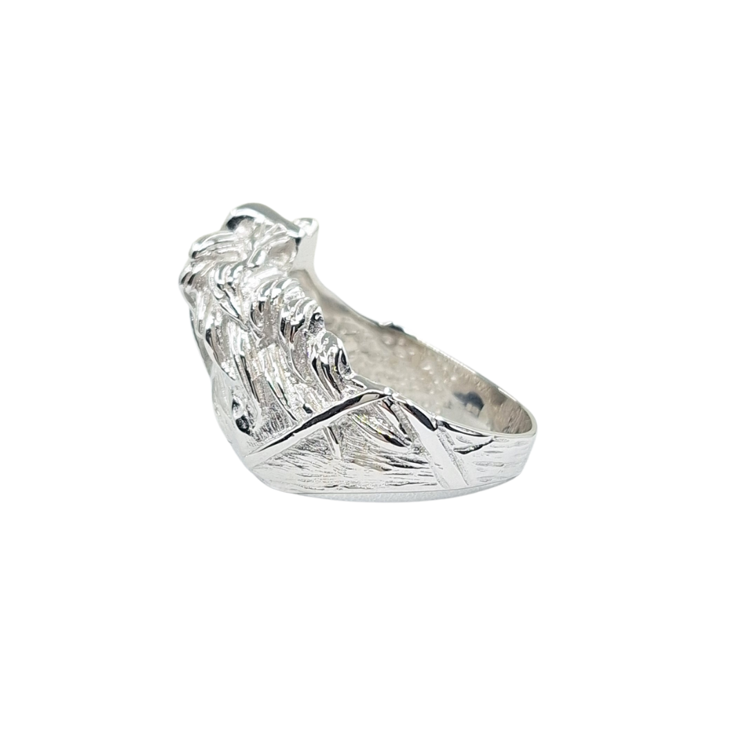 Silver Horsehead Ring