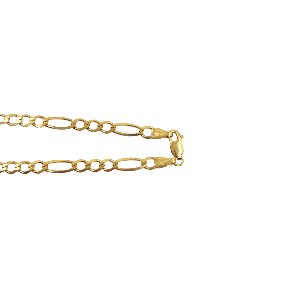 9ct Yellow Gold Figaro Chain 20"