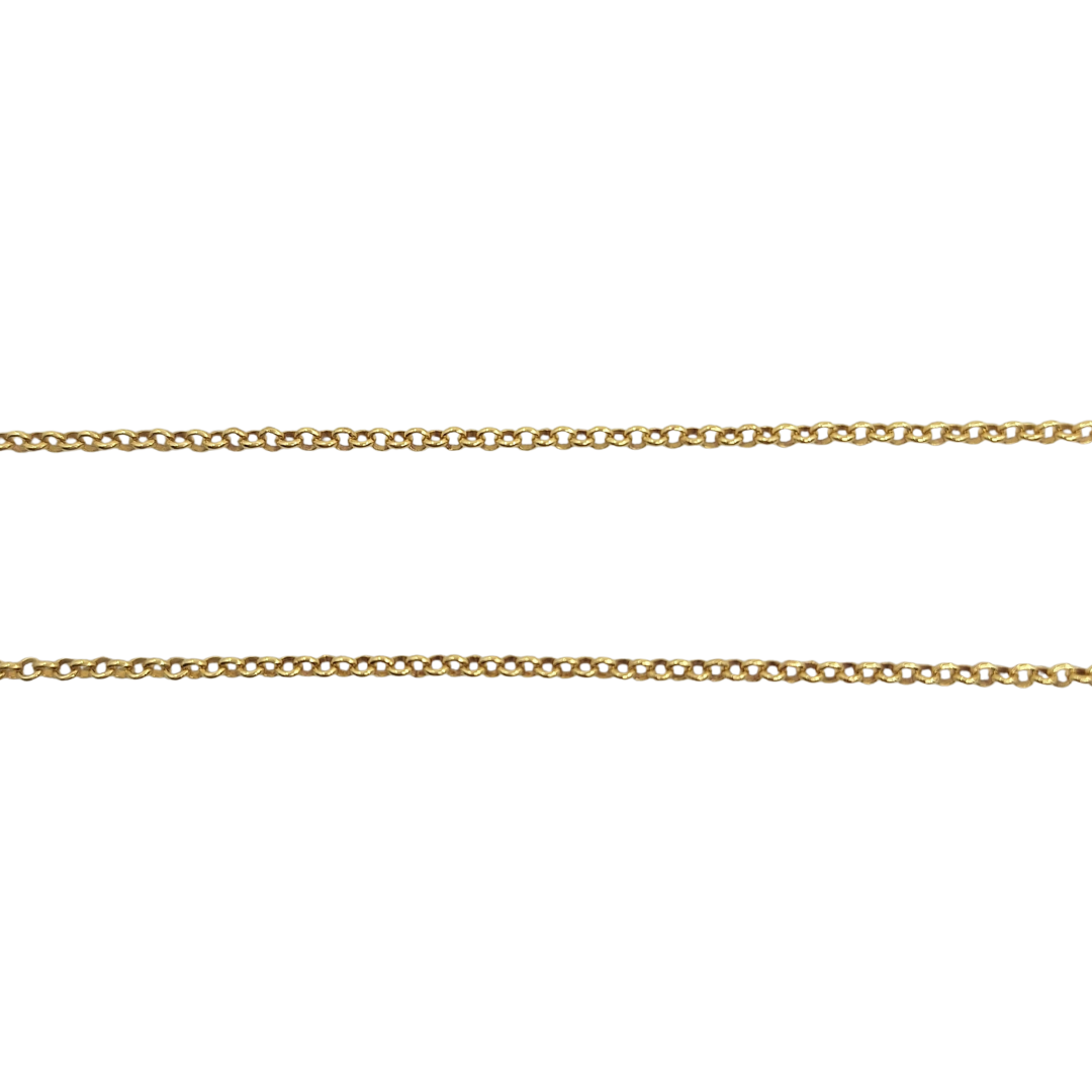 9ct Yellow Gold Micro Belcher Chain 22"