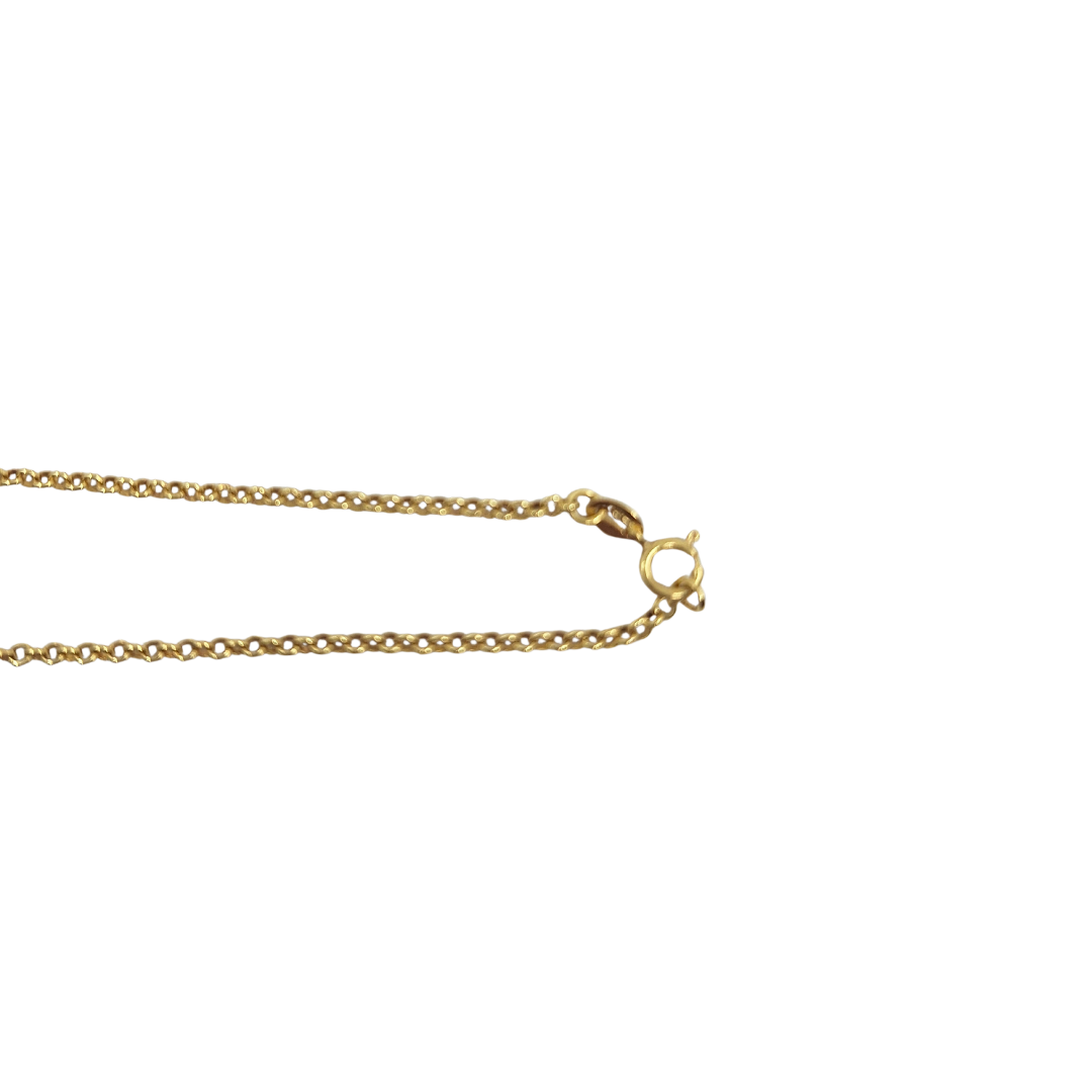 9ct Yellow Gold Micro Belcher Chain 22"