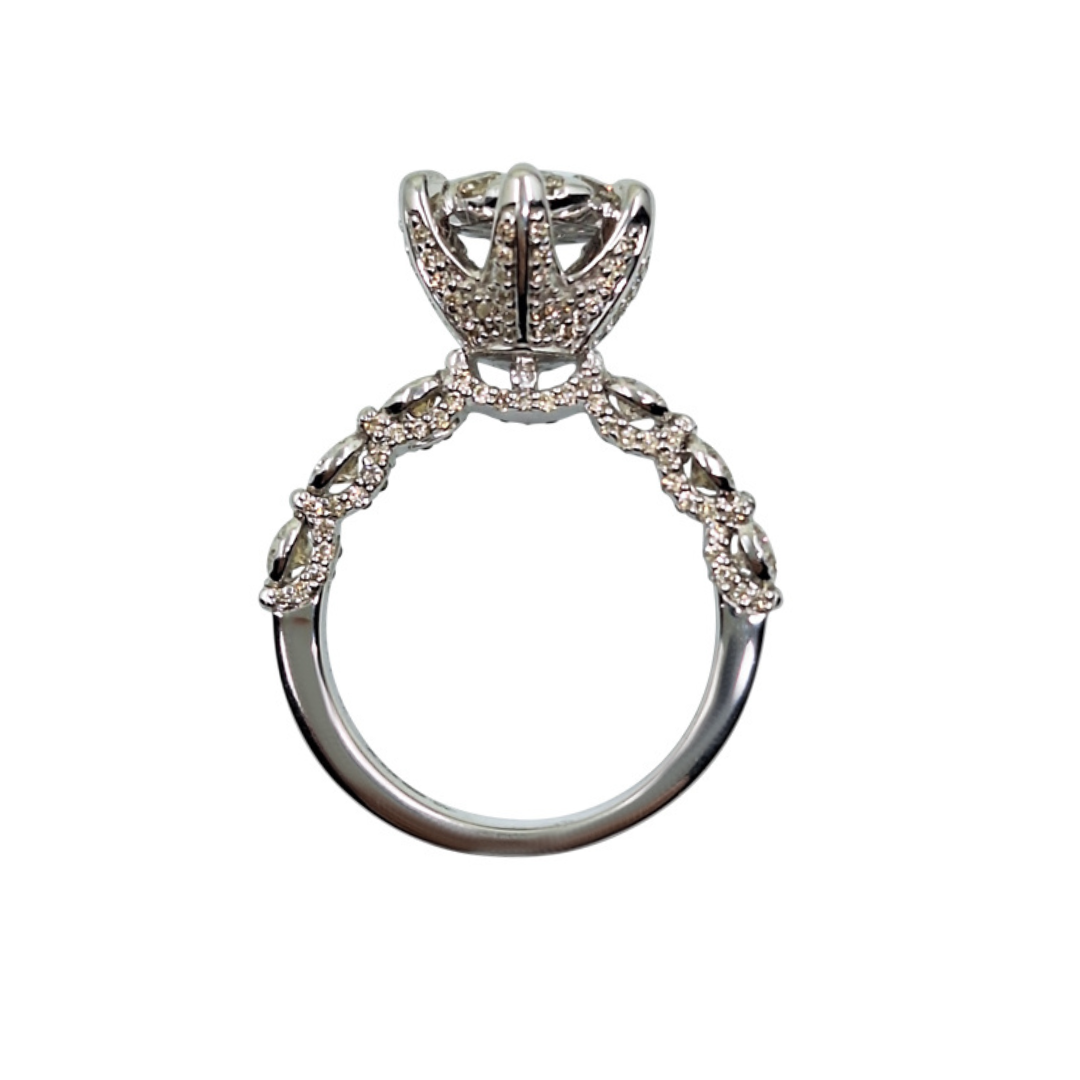 9ct White Gold Diamond Wedding Set 2.87ct